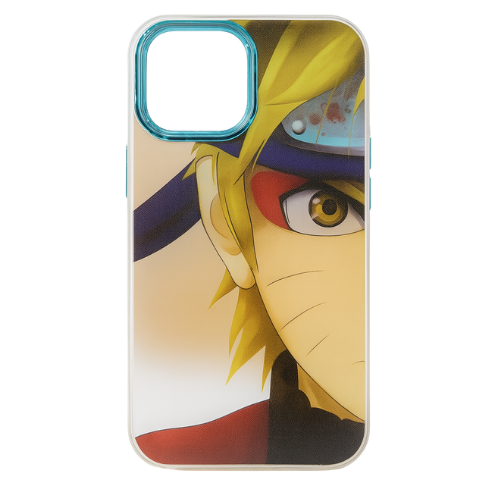 Anime Hero Half-Face Matte Phone Case – Designed for iPhone 12