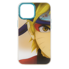 Anime Hero Half-Face Matte Phone Case – Designed for iPhone 12
