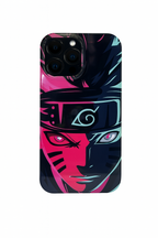 Protective Apple iPhone Back Cover - Anime Warrior Neon Shockproof Case – For iPhone 13 Pro Max - Style 3