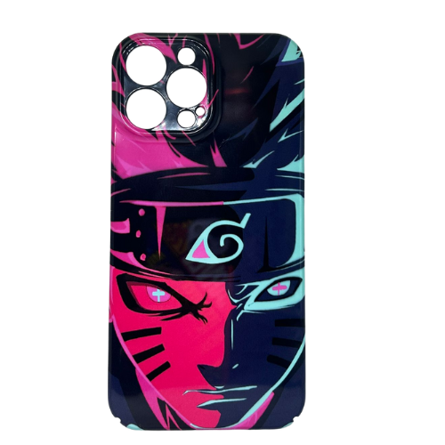 Anime Warrior Neon Shockproof Case – For iPhone 13 Pro Max