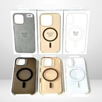 Protective Apple iPhone Back Cover - Anti-Yellow Crystal IC MagSafe Working Case for iPhone 15/16 series