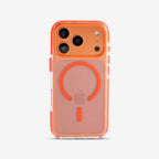 Protective Apple iPhone Back Cover - Anti-Yellow MagSafe Clear Case for iPhone with side grip - Style 2