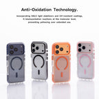 Protective Apple iPhone Back Cover - Anti-Yellow MagSafe Clear Case for iPhone with side grip - Style 5