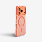 Protective Apple iPhone Back Cover - Anti-Yellow MagSafe Clear Case for iPhone with side grip - Style 3