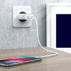 Protective Apple iPhone Back Cover - iPhone USB Type-C Power Adapter with Lightning Cable - Style 14