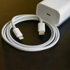 Protective Apple iPhone Back Cover - iPhone USB Type-C Power Adapter with Lightning Cable - Style 10