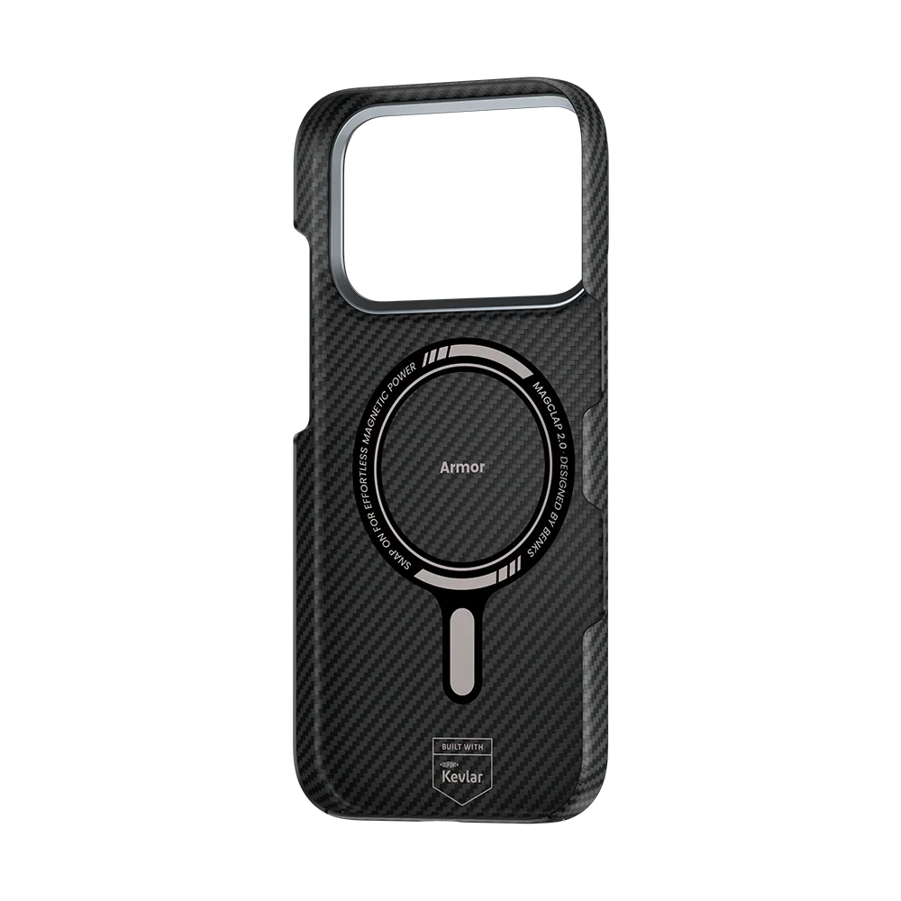 BENKS ArmorAir Case built with Kevlar® 600 D for iPhone 17 Pro Max (Black)