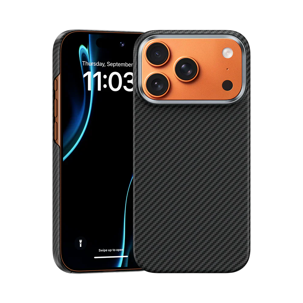 Protective Apple iPhone Back Cover - BENKS ArmorAir Case built with Kevlar® 600 D for iPhone 17 Pro (Black)