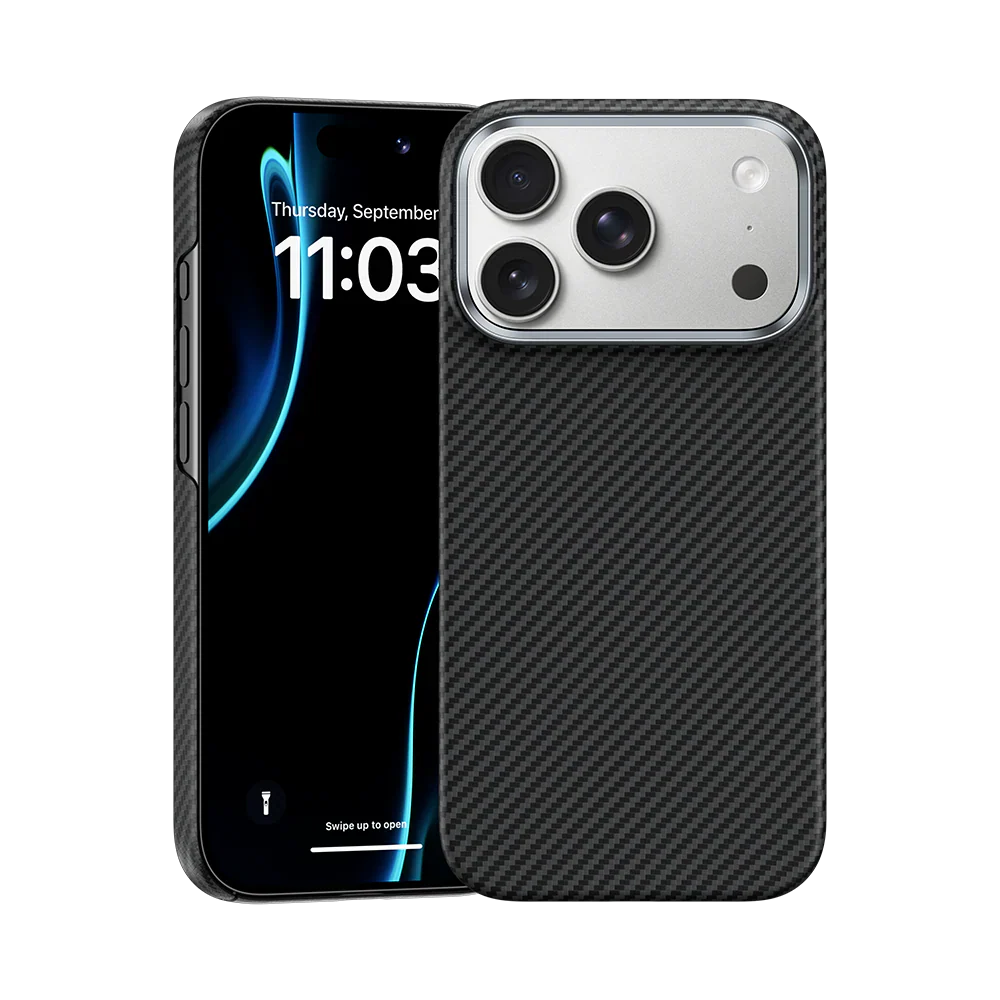 BENKS ArmorAir Case built with Kevlar® 600 D for iPhone 17 Pro Max (Black)