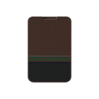 BENKS Armor Go Magnetic Wallet Stand (Brown/Green)