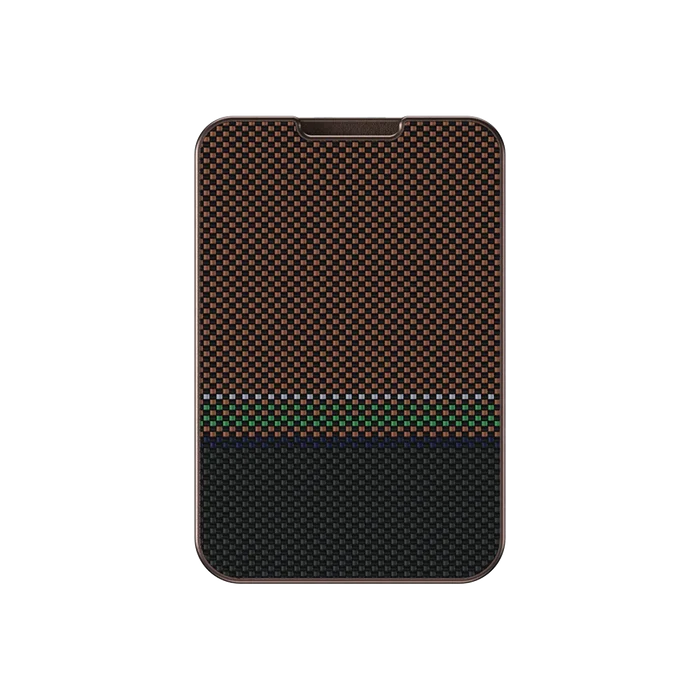 BENKS Armor Go Magnetic Wallet Stand (Brown/Green)