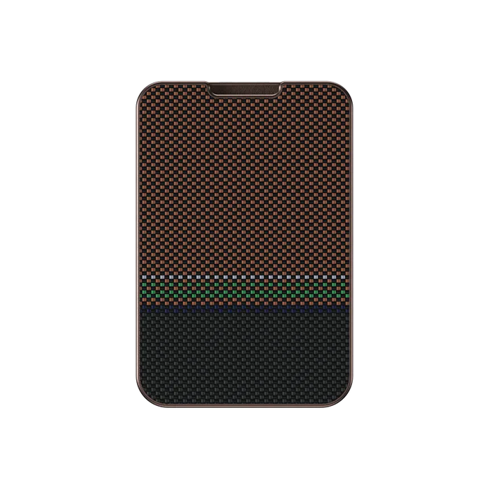 BENKS Armor Go Magnetic Wallet Stand (Brown/Green)