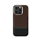 BENKS Armor Go Magnetic Wallet Stand (Brown/Green) Mobile Case by CoverMeUp