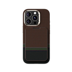 BENKS Armor Go Magnetic Wallet Stand (Brown/Green)