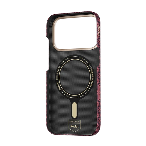ArmorGrid Air Cherry Purple Case built with Kevlar® for iPhone 18 Pro Max