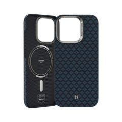 BENKS ArmorGrid ArmorAir Case Built with Kevlar® for iPhone 16 Pro (BLUE)