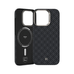 BENKS ArmorGrid ArmorAir Case Built with Kevlar® for iPhone 16 Pro (BLACK)