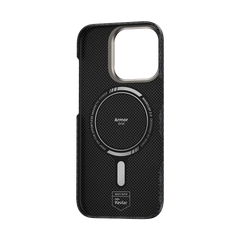 BENKS ArmorGrid ArmorAir Case Built with Kevlar® for iPhone 16 Pro (BLACK)