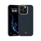 Protective Apple iPhone Back Cover - BENKS ArmorGrid ArmorAir Case Built with Kevlar® for iPhone 16 Pro (BLUE)