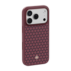 ArmorGrid Pro Cherry Purple Case built with Kevlar® for iPhone 18 Pro Max