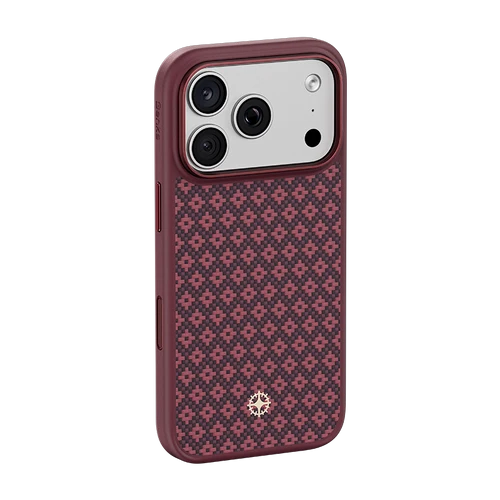ArmorGrid Pro Cherry Purple Case built with Kevlar® for iPhone 18 Pro Max
