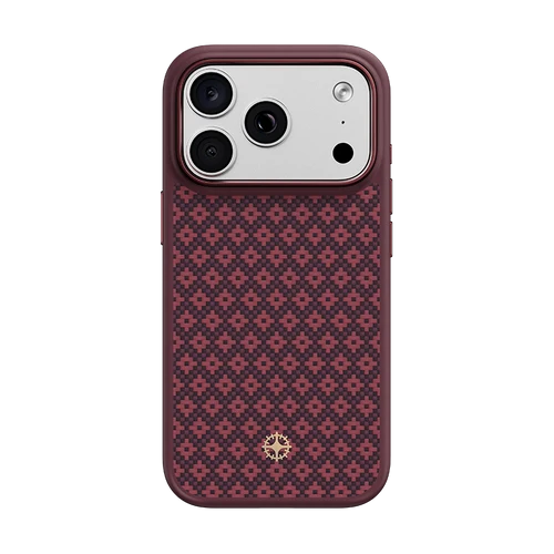 ArmorGrid Pro Cherry Purple Case built with Kevlar® for iPhone 18 Pro Max