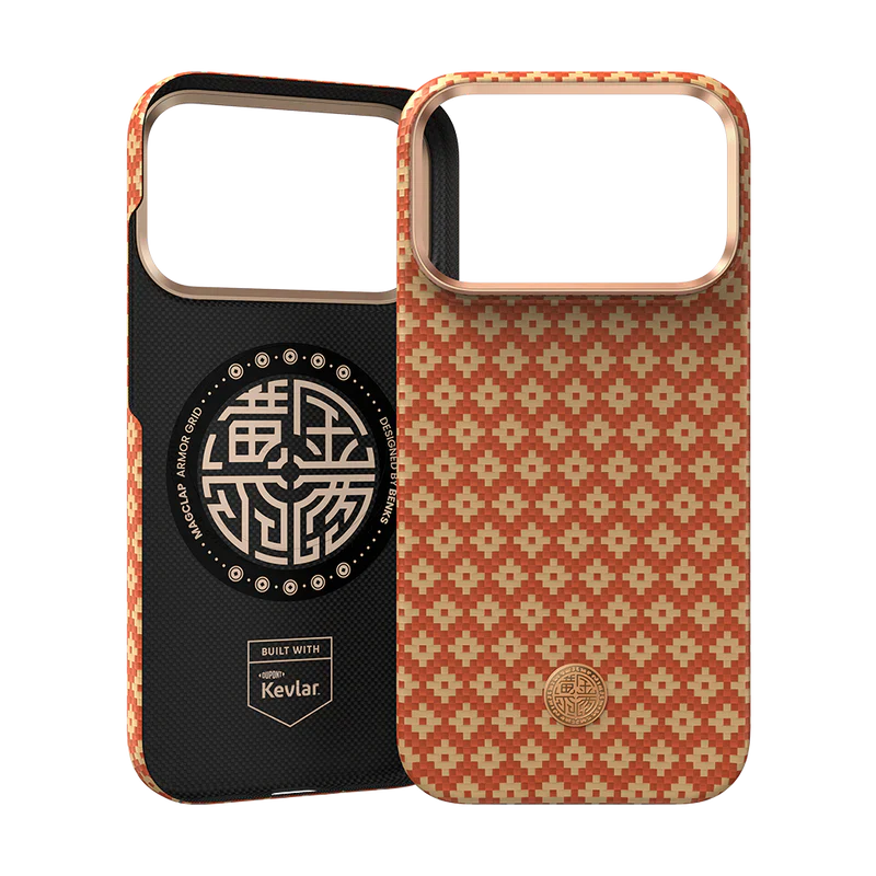 BENKS ArmorGrid ArmorAir Case built with Kevlar® for iPhone 17 Pro Max