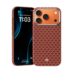 BENKS Armor Grid Armor Air Case built with Kevlar® Case for iPhone 17 Pro Max (Orange)