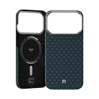 ArmorGrid ArmorAir Case built with Kevlar® Carbon Fibre for iPhone 17 Pro (Blue)