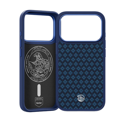 ArmorGrid Pro Beyond Blue Case built with Kevlar® for iPhone Series