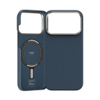 BENKS ArmorTint Case built with Kevlar® Carbon Fibre for iPhone 17 Pro Max (Blue)