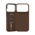 BENKS ArmorTint Case built with Kevlar® Carbon Fibre for iPhone 17 Pro Max (Brown)