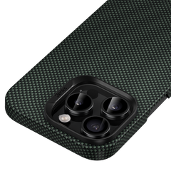 BENKS ArmorTint Case built with Kevlar® for iPhone 16 Pro (Green)