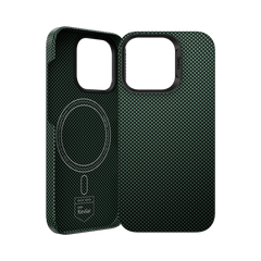 BENKS ArmorTint Case built with Kevlar® for iPhone 16 Pro (Green)
