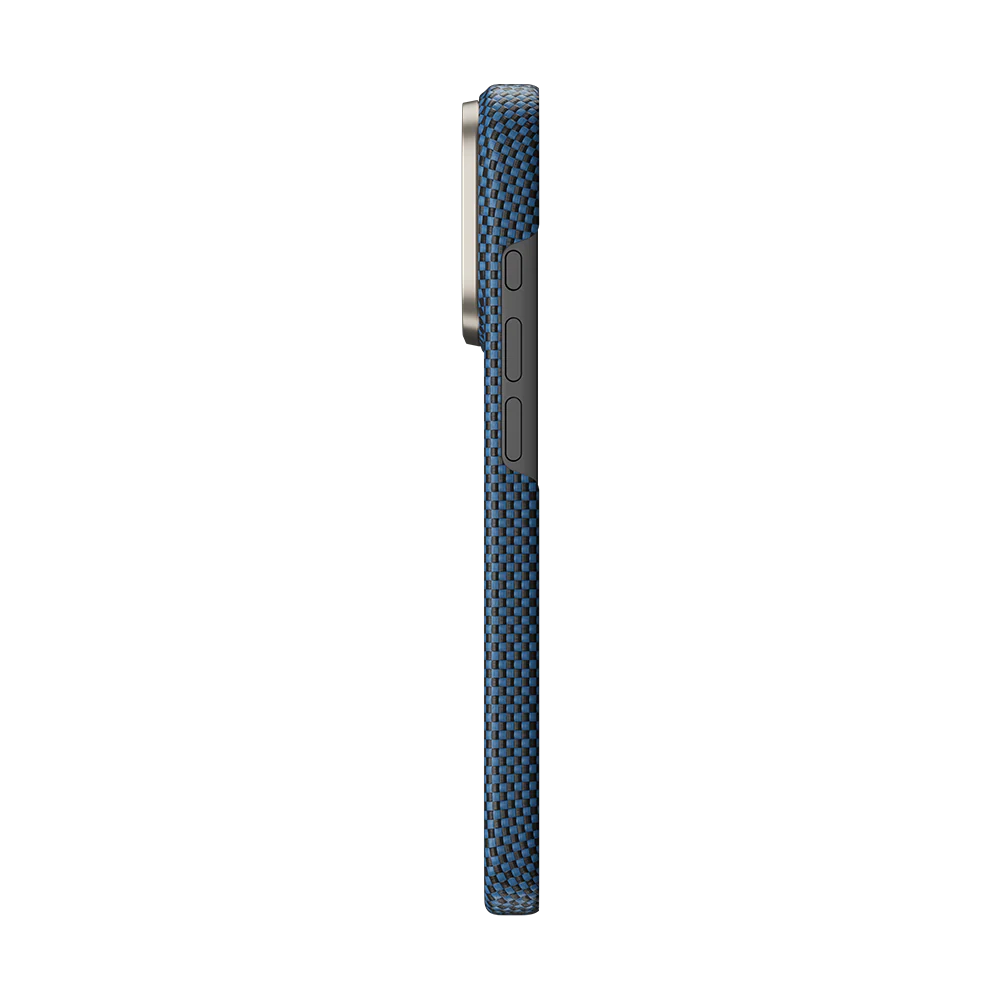 BENKS ArmorTint Case built with Kevlar® Carbon Fibre for iPhone 17 Pro Max (Blue)