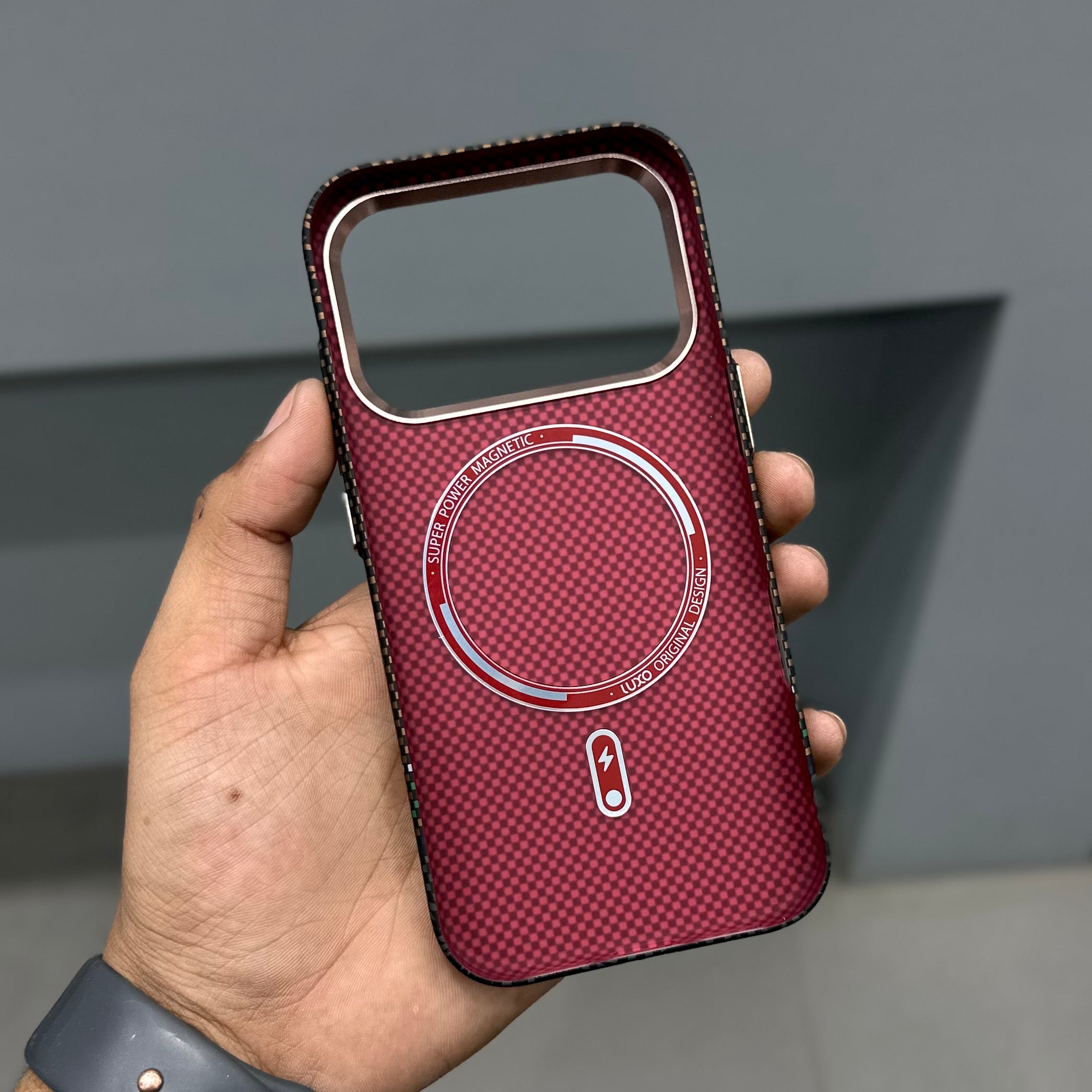 LUXO CARBON CASE - BOOM BROWN ( No. 3165 ) Mobile Case by CoverMeUp - Style 5