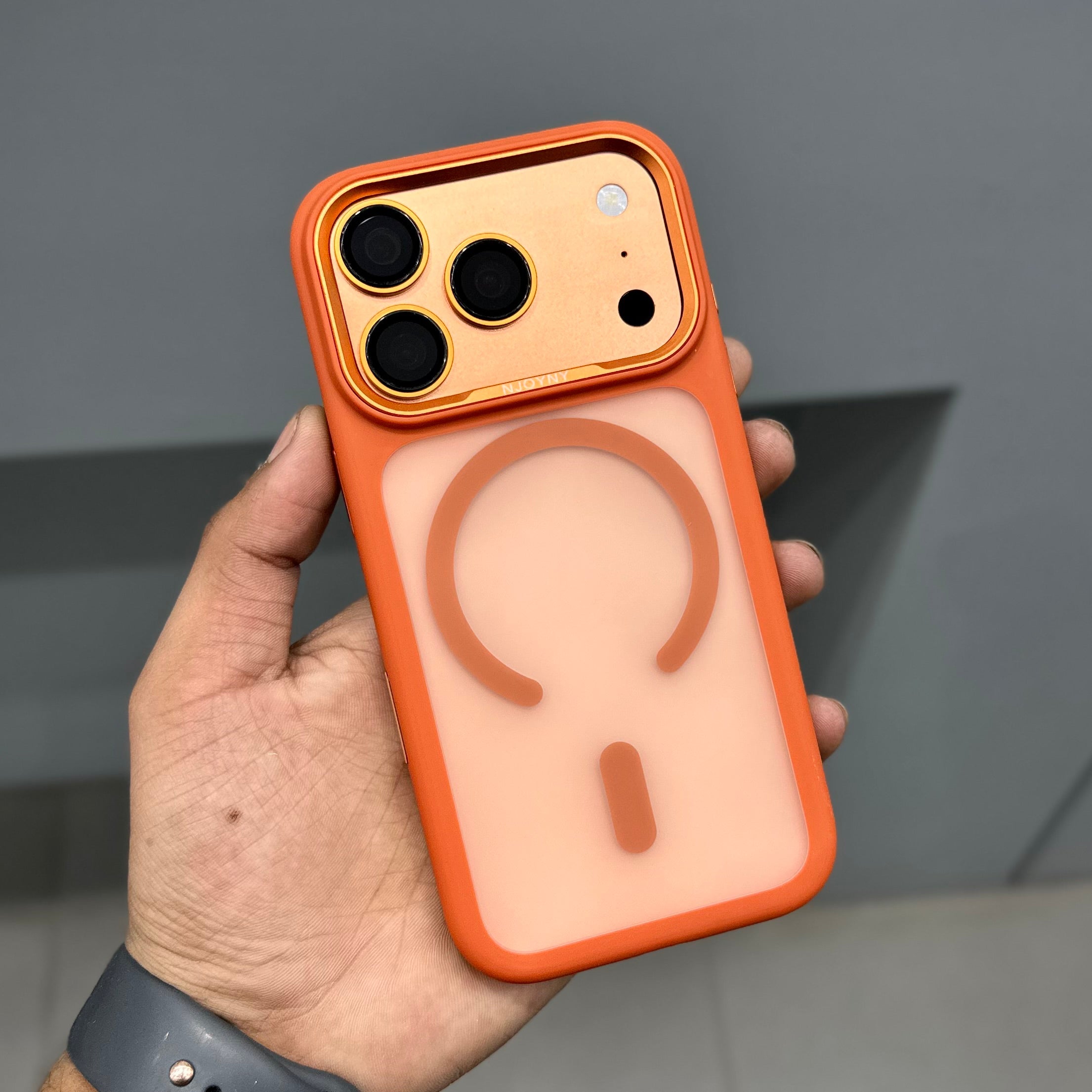 NY FROST NOP CASE - ORANGE ( No. 3051 ) Mobile Case by CoverMeUp