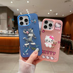 Colorful Printed and 3D Embossed Cartoon Phone Case Mobile Case by CoverMeUp - Style 14