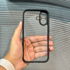 Protective Apple iPhone Back Cover - ClearGuard Black Border iPhone Case - Style 7