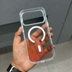 MAG RING CLEAR CASE WITH MAGSAFE - SHADE ORANGE ( No. 2730 ) Mobile Case by CoverMeUp - Style 3