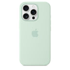 Protective Apple iPhone Back Cover - Logo Silicon Case for iPhone 16 Pro (AquaMarine)