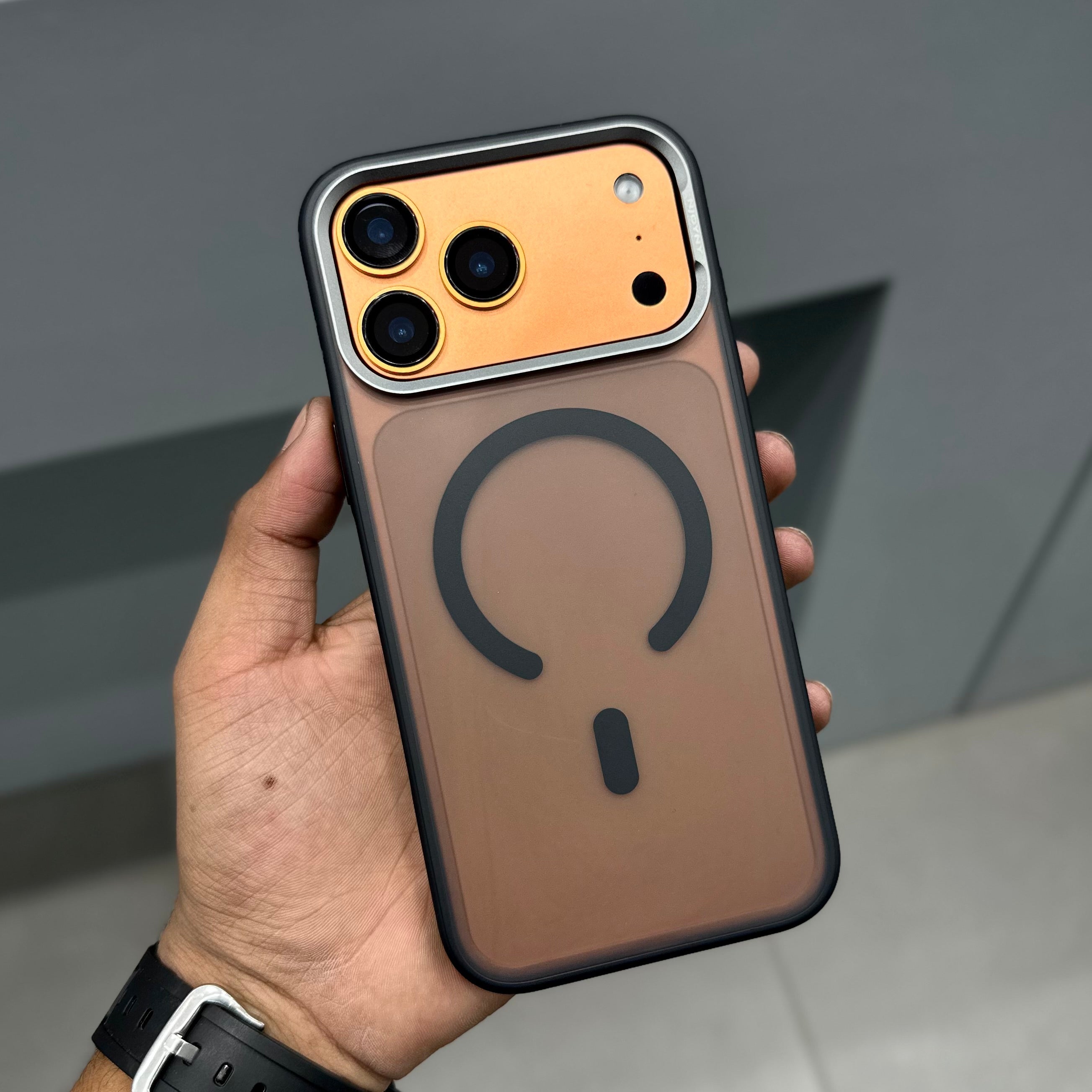 NY FROSTED SIDE SOFT CASE - BLACK ( No. 2737 )