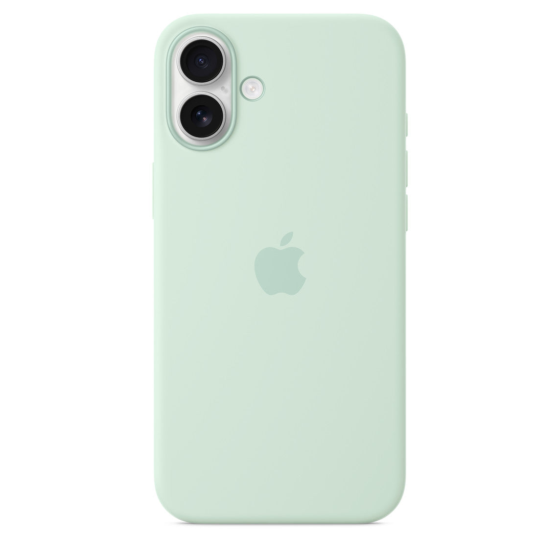 Logo Silicon Case for iPhone 16 (AquaMarine)