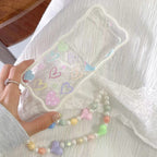 Colorful Heart with Colorful Charm Case for Samsung Galaxy Z Flip 5 & 6 Mobile Case by CoverMeUp - Style 2