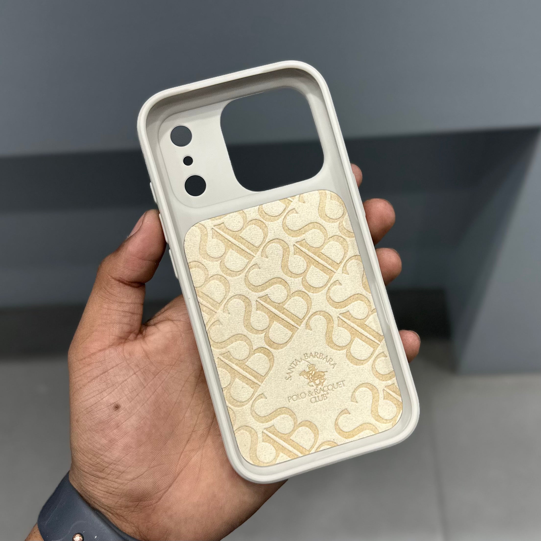 Santa Barbara Cedric Case-Beige ( No. 2008 ) 17 Series Mobile Case by CoverMeUp - Style 4