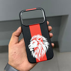 LION CARBON MAGSAFE CASE 2.0 - BLACK - RED ( No. 3735 )