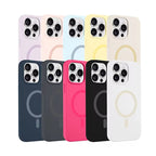 Protective Apple iPhone Back Cover - Silque MagSafe Silicone iPhone Case - Style 2