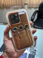 Protective Apple iPhone Back Cover - Silicone Phone Case with Stand for Iphone - Style 7