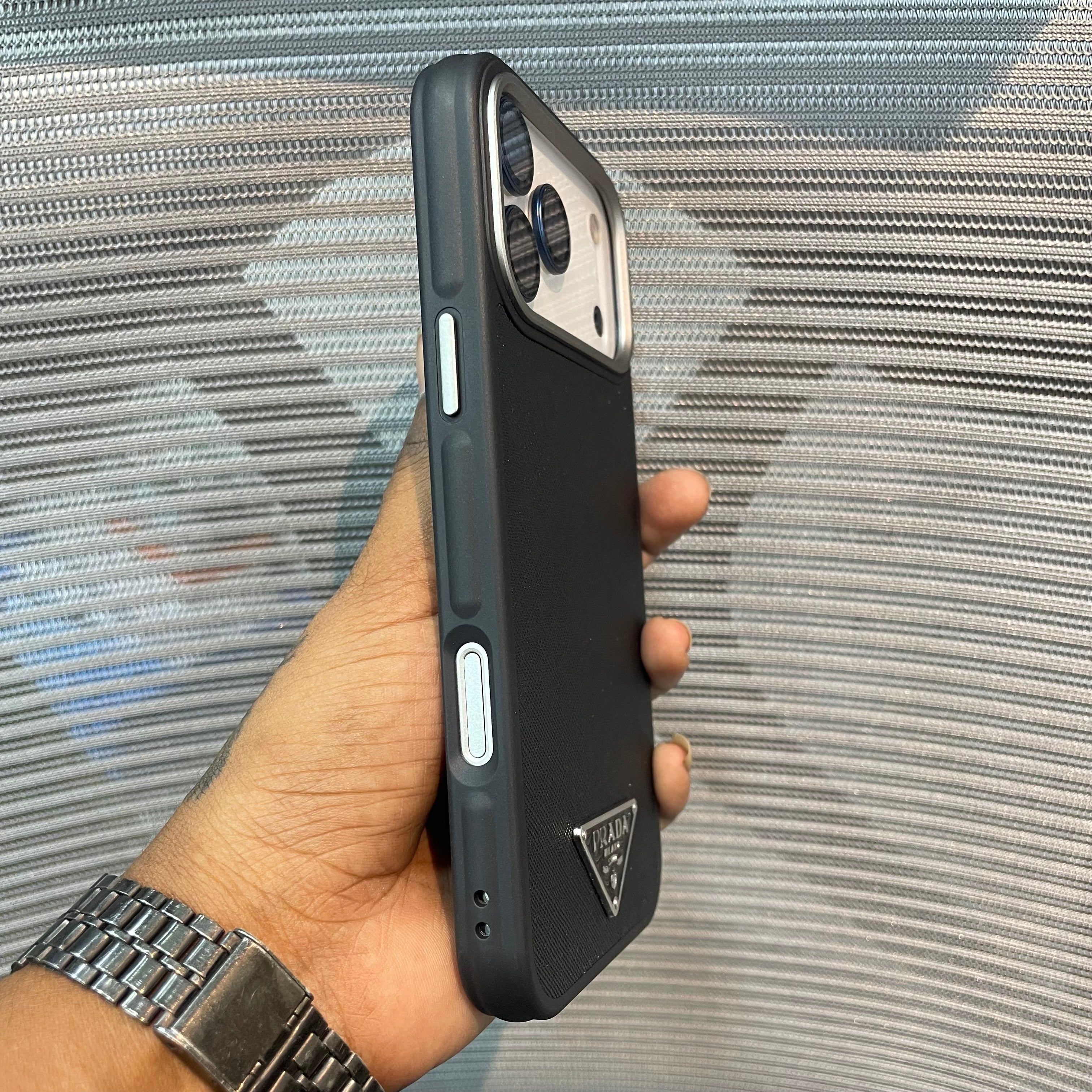 LogoLuxe Leather iPhone 17 Series Case