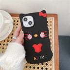 Protective Apple iPhone Back Cover - Cartoon Silicone Case for iPhone for Kids Girls and Womens - Style 11